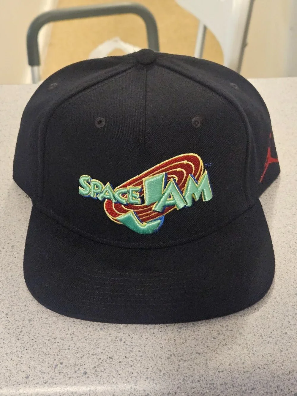Air Jordan Hat Men Black Space Jam Jumpman Snap Back Cap